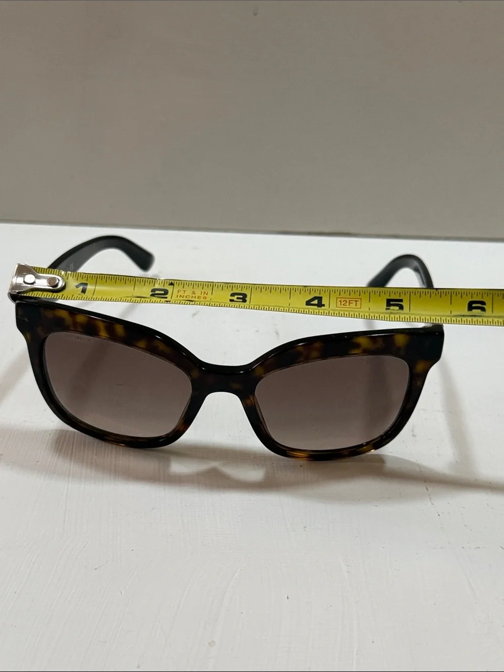 Prada Tortoiseshell Sunglasses with Brown Gradient Lenses